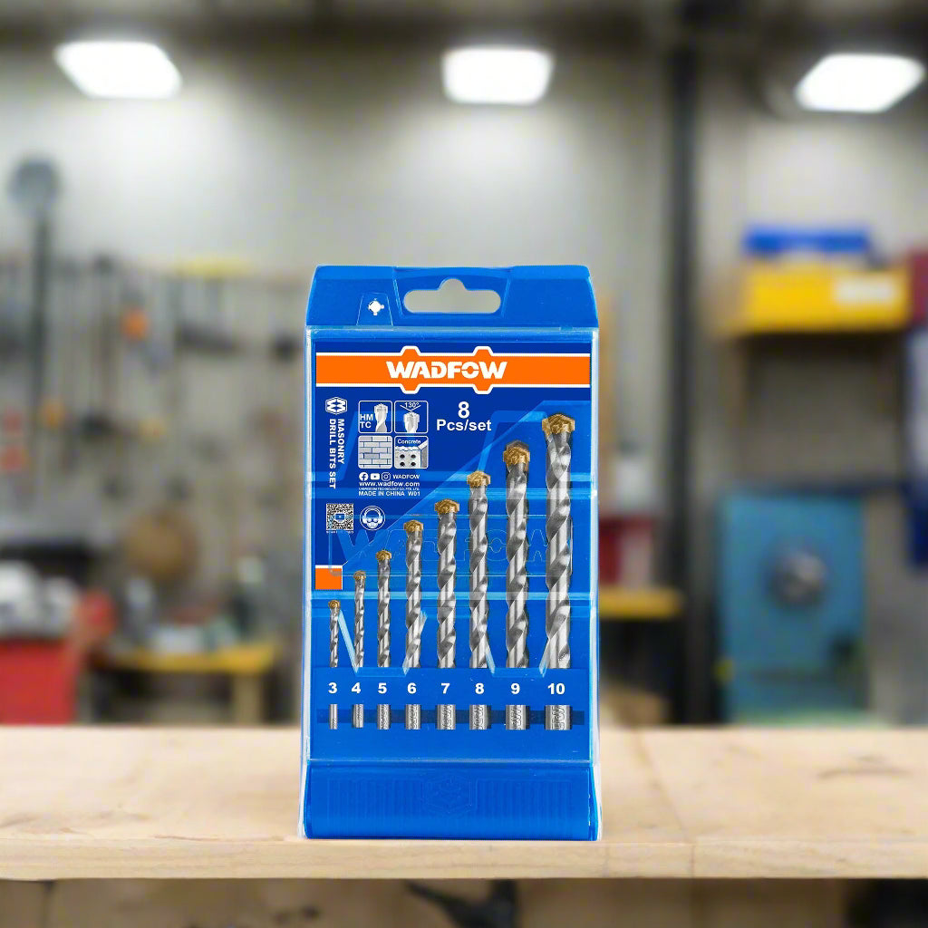 Wadfow Drill Bits Wadfow 8 Pieces Masonry Drill Bit Set - WMJ6B08