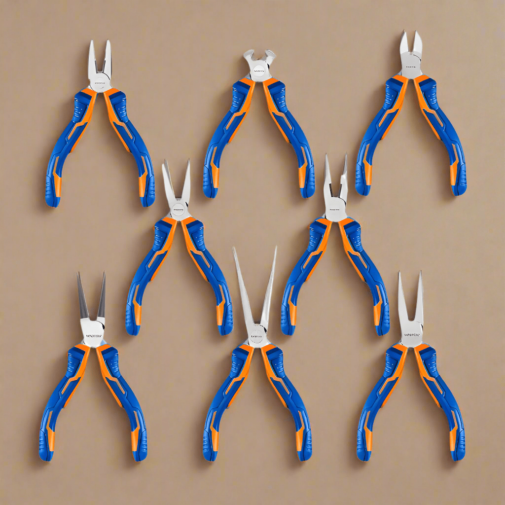 Wadfow Pliers Wadfow 8 Pieces Mini Plier Set - WPS1618