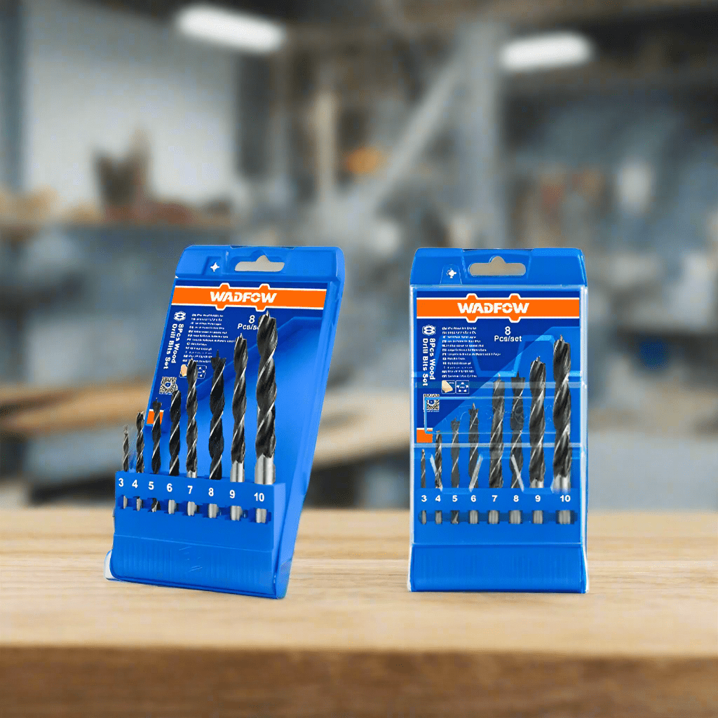 Wadfow Drill Bits Wadfow 8 Pieces Wood Drill Bits Set - WSJ6B08