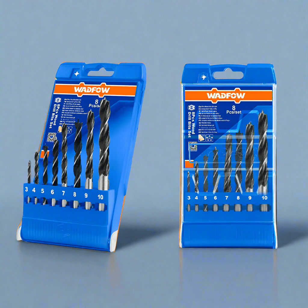Wadfow Drill Bits Wadfow 8 Pieces Wood Drill Bits Set - WSJ6B08