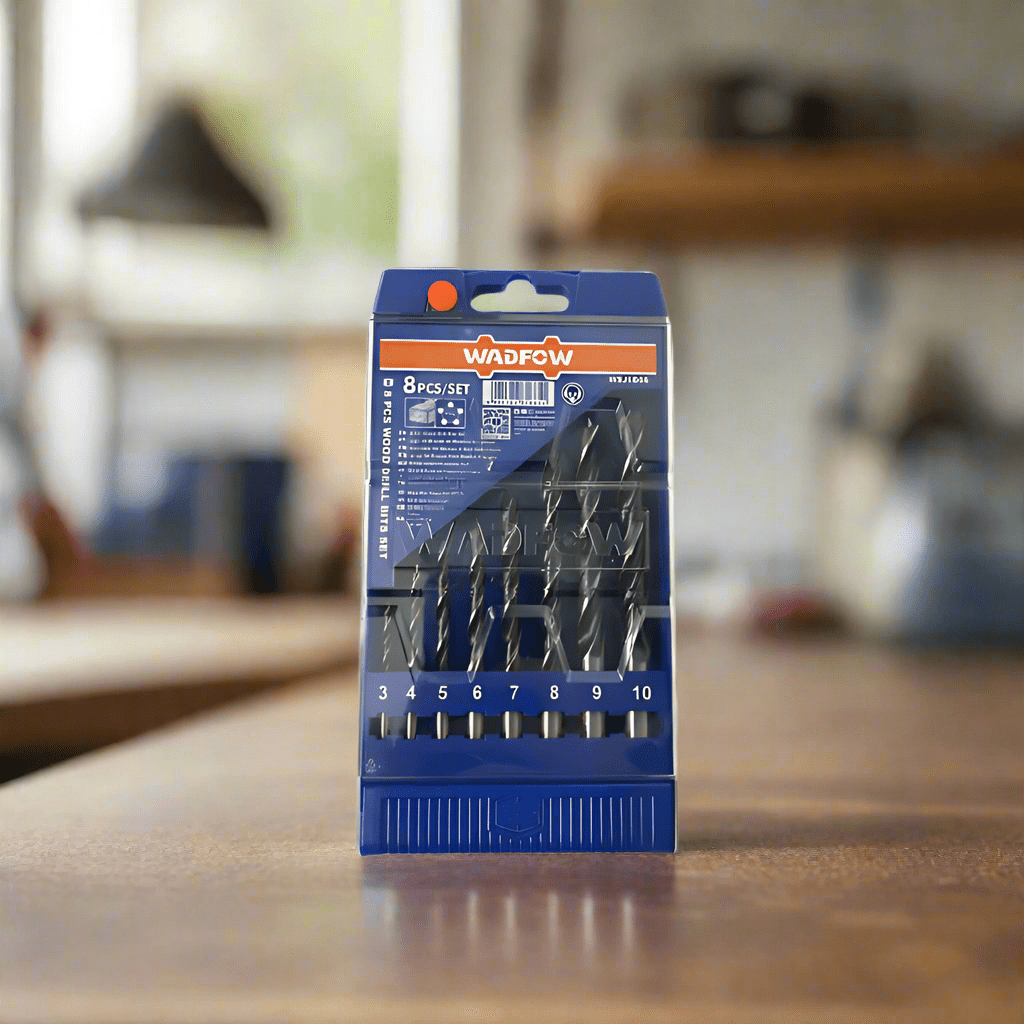 Wadfow Drill Bits Wadfow 8 Pieces Wood Drill Bits Set - WSJ6B08
