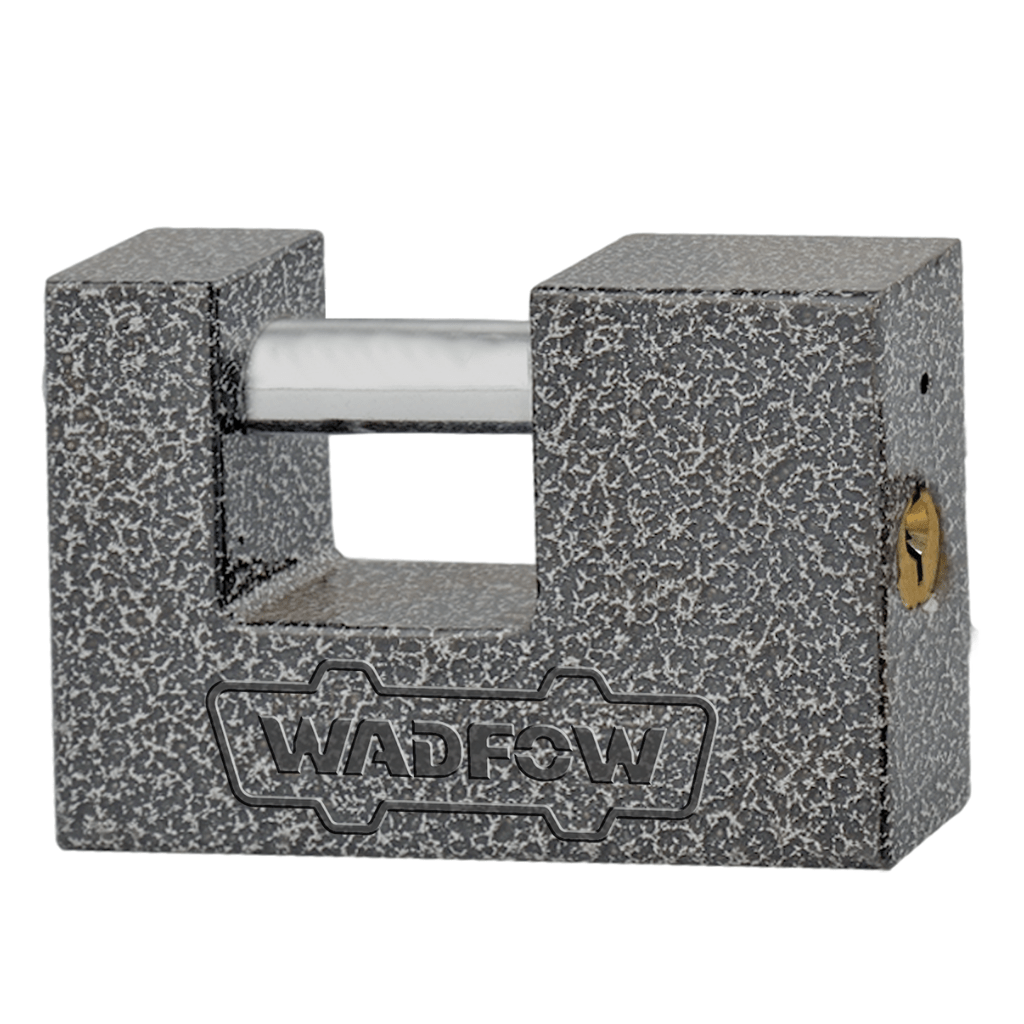 Wadfow Padlocks & Accessories Wadfow 80mm Rectangular Type Iron Padlock - WPD7580