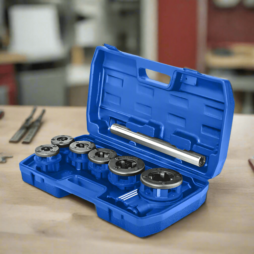 Wadfow Hand Saws & Cutting Tools Wadfow 9 Pcs PVC Pipe Threading Set - WJK1D61