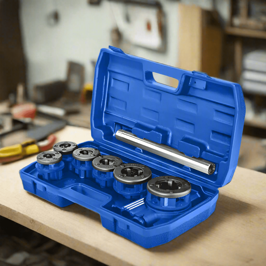 Wadfow Hand Saws & Cutting Tools Wadfow 9 Pcs PVC Pipe Threading Set - WJK1D61