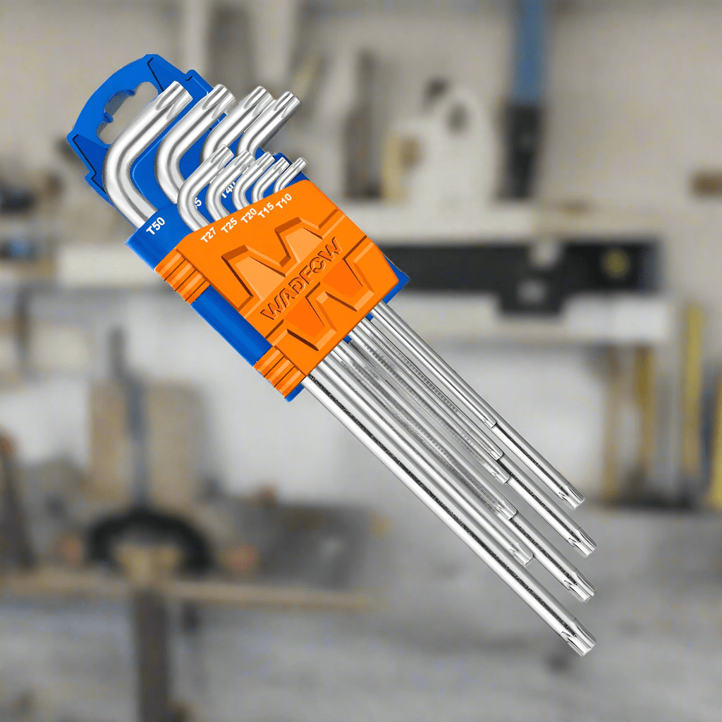 Wadfow Sockets & Hex Keys Wadfow 9 Pieces Extra Long Ball Point Hex Key Set - WHK2292