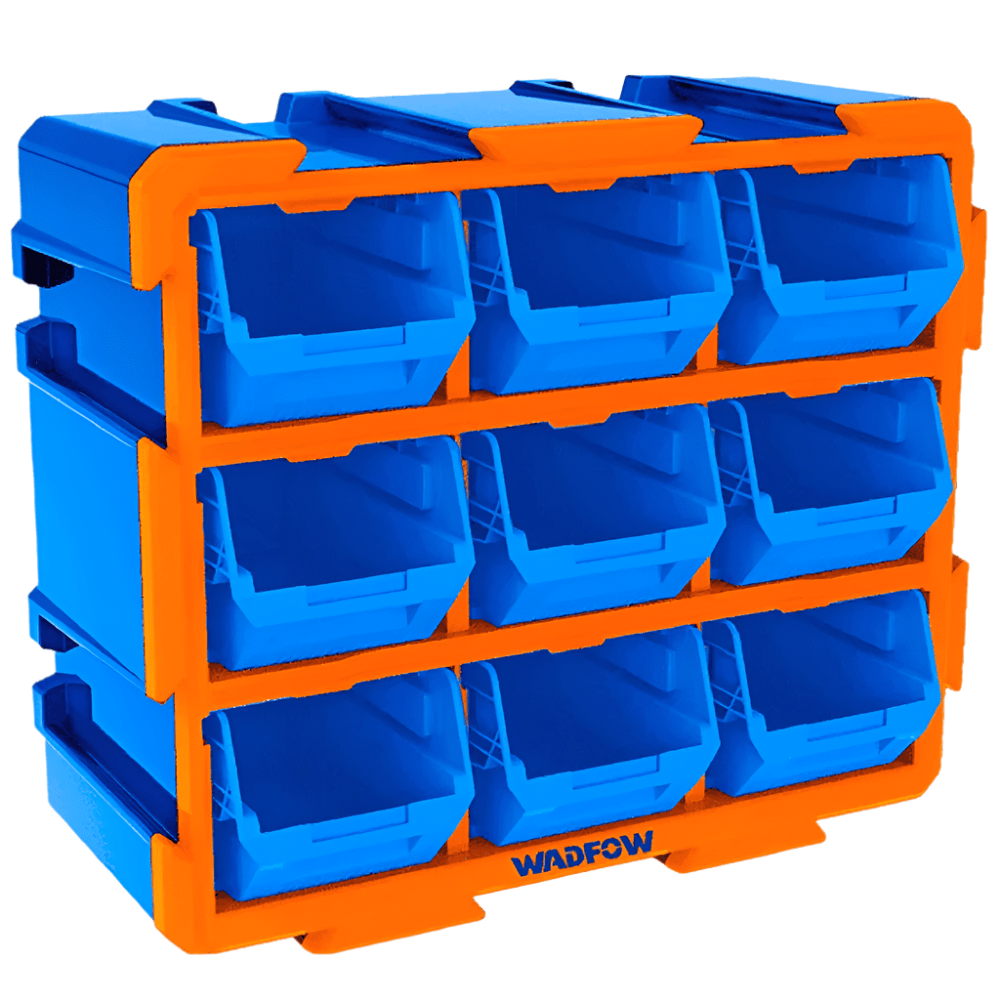 Wadfow Tool Boxes Bags & Belts Wadfow 9 Pieces Modular Storage Tower - WTB8330