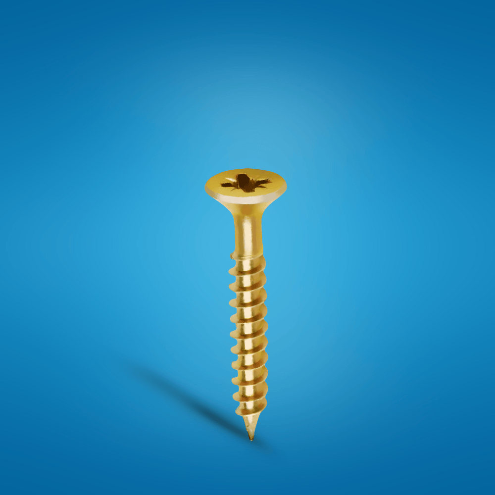 Wadfow Fasteners Wadfow 900 Pieces 4x40mm Chipboard Screw - WXS5522