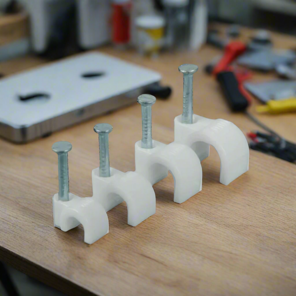 Wadfow Fasteners Wadfow 9mm Cable Clips - WFQ1309