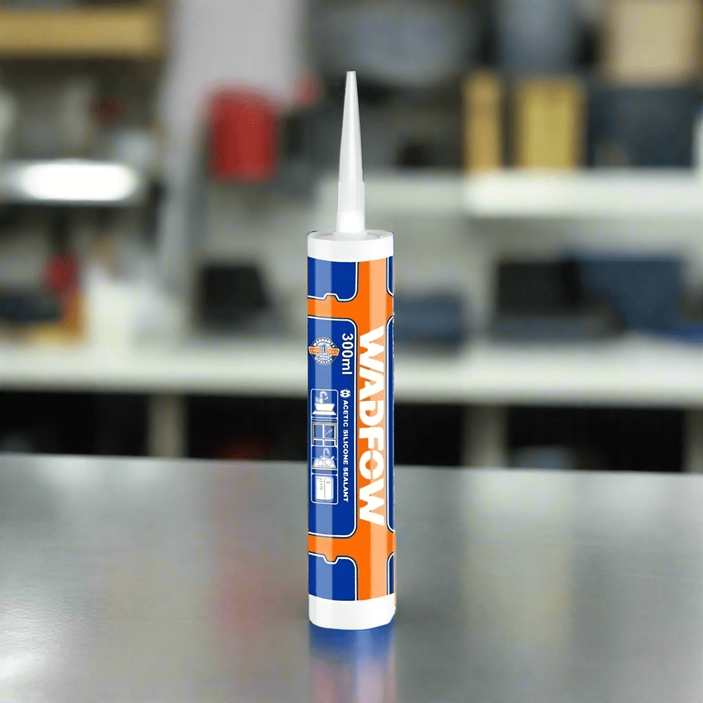Wadfow Caulk & Sealants Wadfow Acetic Silicone Sealant - White, Black & Transparent