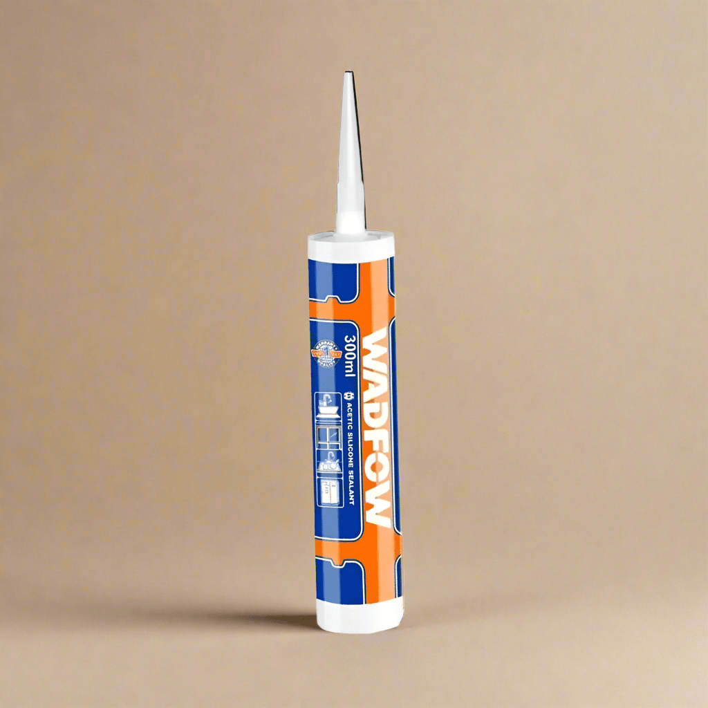 Wadfow Caulk & Sealants Wadfow Acetic Silicone Sealant - White, Black & Transparent