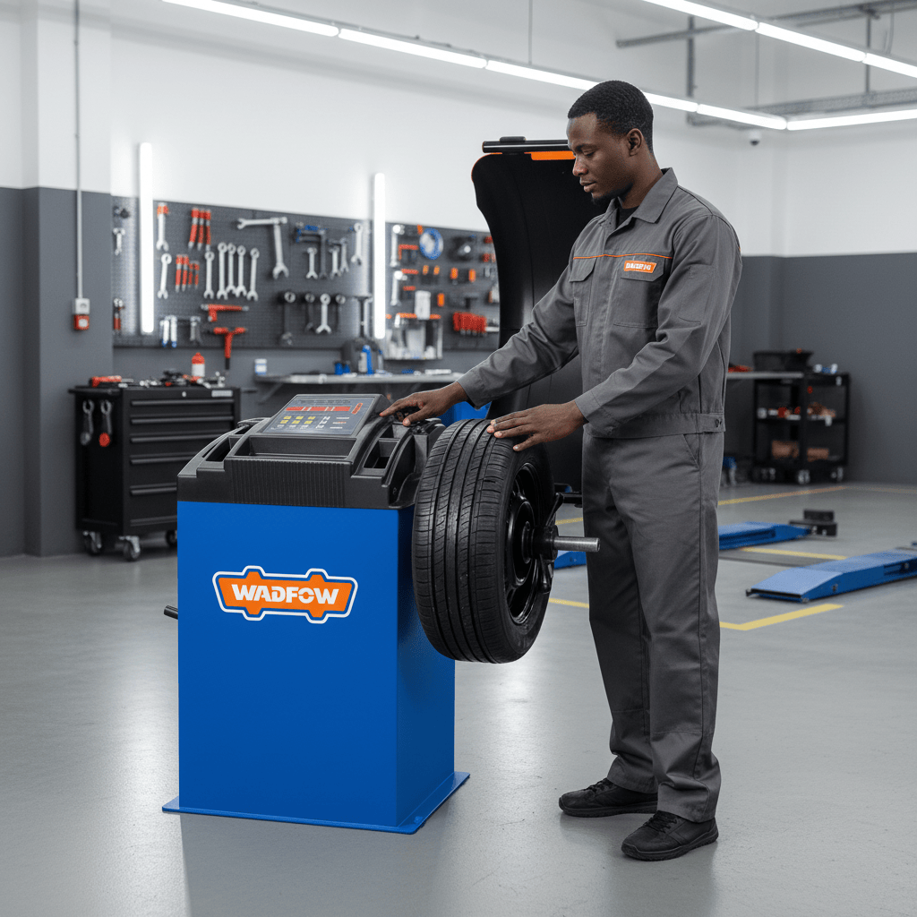 Wadfow Lifting & Workshop Equipment Wadfow Automatic Digital Wheel Balancer for 10-24" Rims - WKB2A02