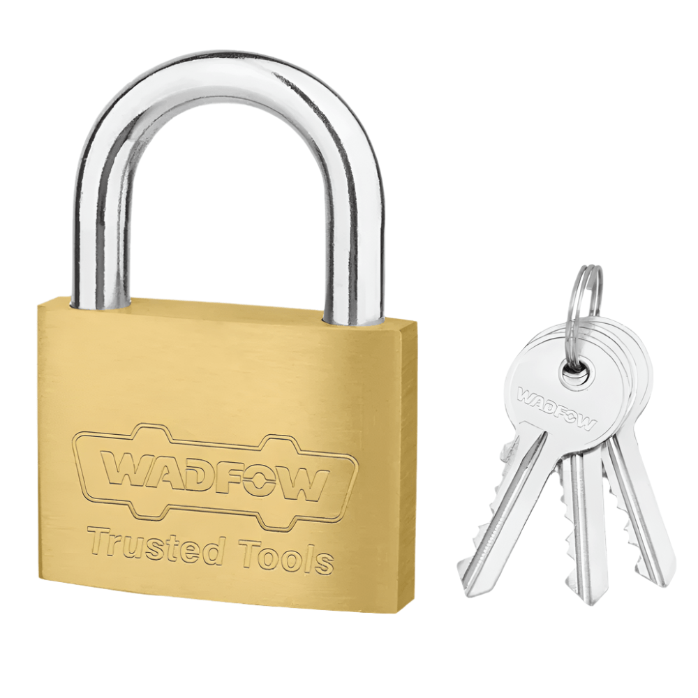 Wadfow Padlocks & Accessories Wadfow Brass Padlock 50mm - WPD1450