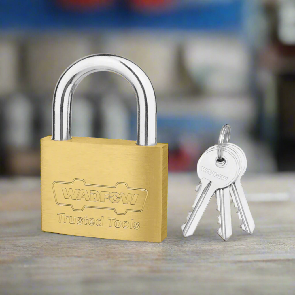 Wadfow Padlocks & Accessories Wadfow Brass Padlock 50mm - WPD1450