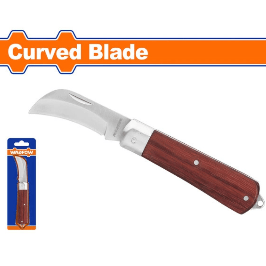 Wadfow Multi Tools & Knives Wadfow Cable Stripping Curved Knife -  WCSK3602