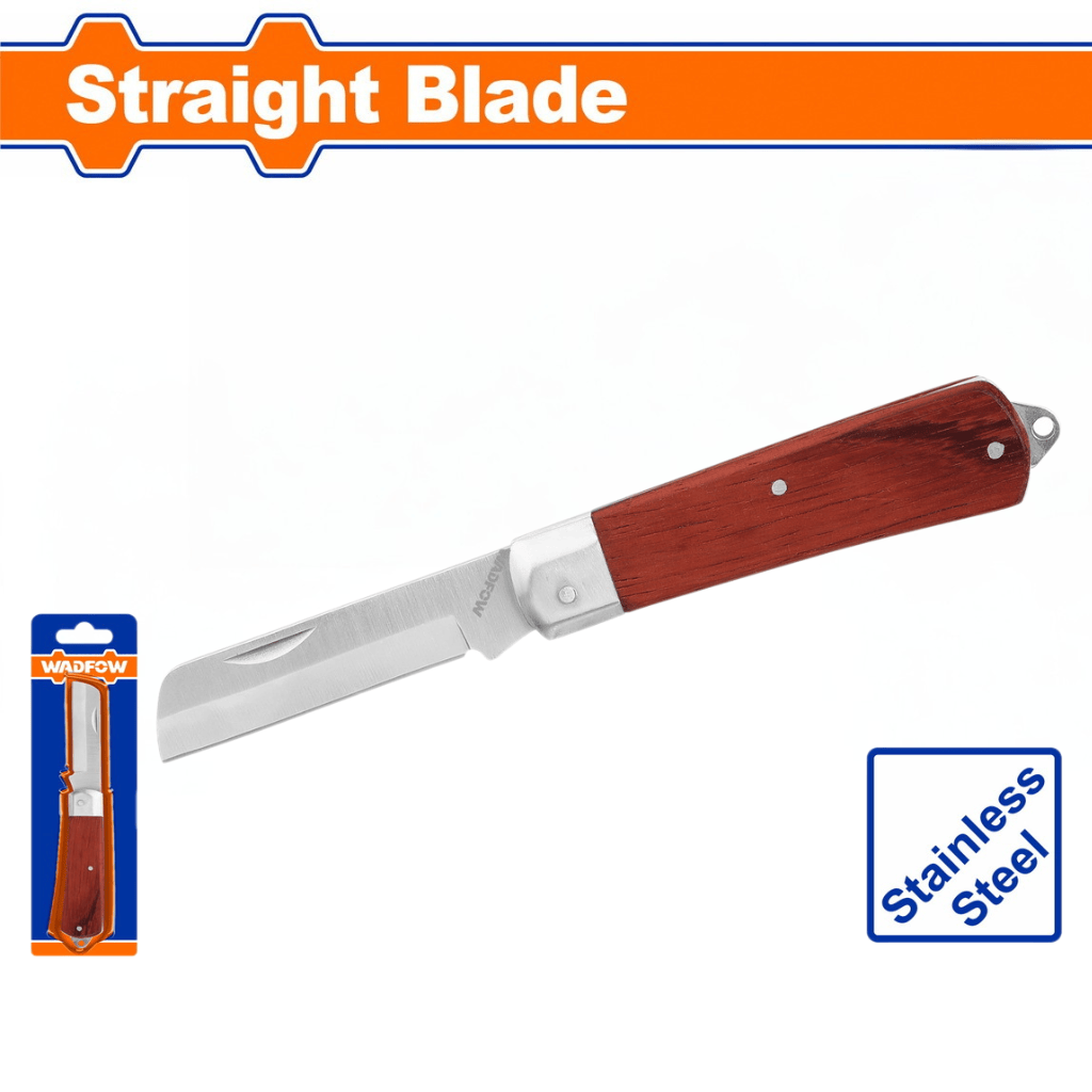 Wadfow Multi Tools & Knives Wadfow Cable Stripping Straight Knife - WCSK3601