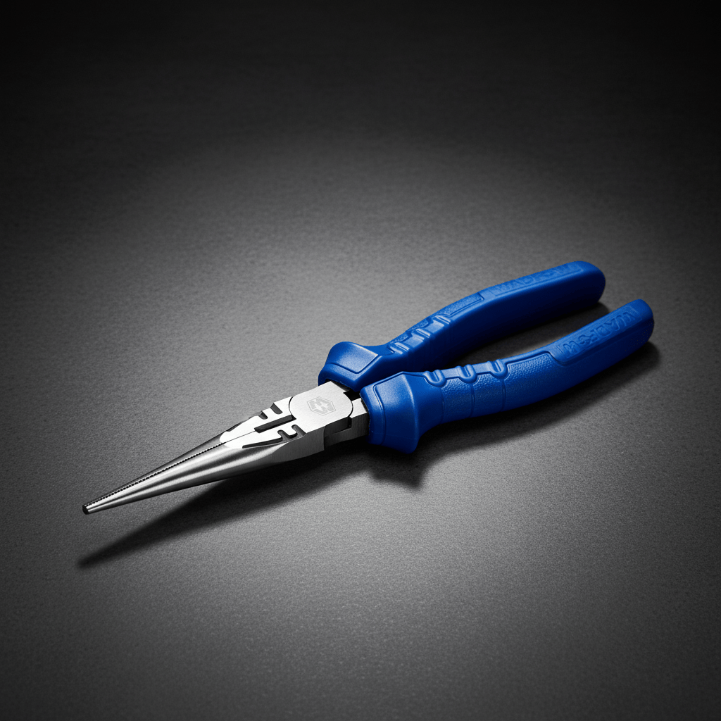 Wadfow Pliers Wadfow Carbon Steel Long-Nose Pliers with Comfort Grip | 6" & 8"