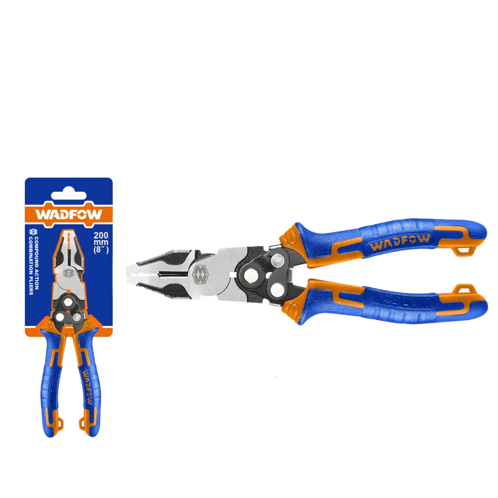 Wadfow Pliers Wadfow Compound Action Combination Pliers 8" (200mm) - WPL1768
