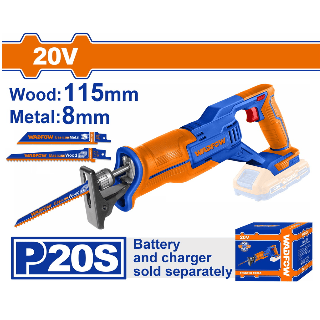 Wadfow Reciprocating Saw Wadfow Cordless Reciprocating Saw Without Battery And Charger - WLR15115