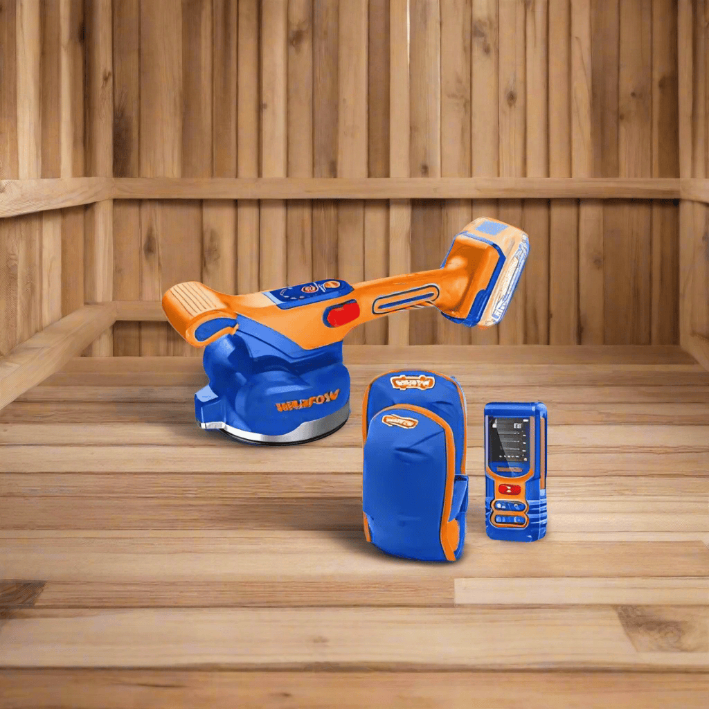 Wadfow Grinder Wadfow Cordless Tile Vibration Machine With Laser Measurer & Knee Pads   - WOS241185