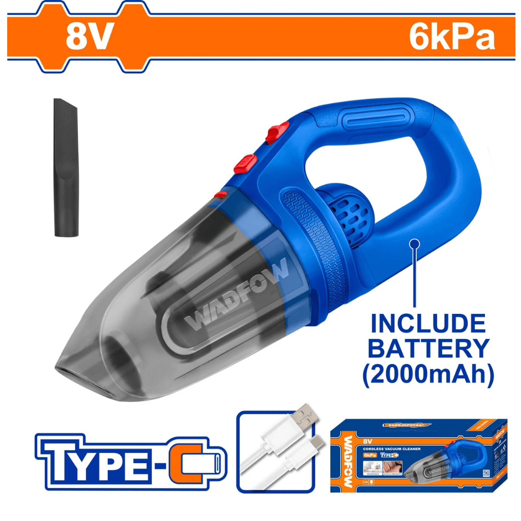 Wadfow Steam & Vacuum Cleaner Wadfow Cordless Vacuum Cleaner 8V - WLV0801