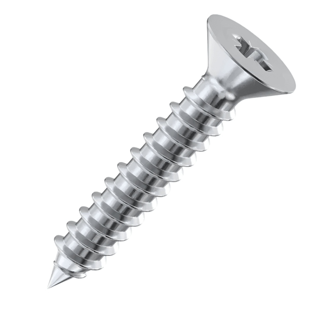 Wadfow Fasteners Wadfow Countersunk Head Selftapping Screw 4.8x50mm - WXSC947