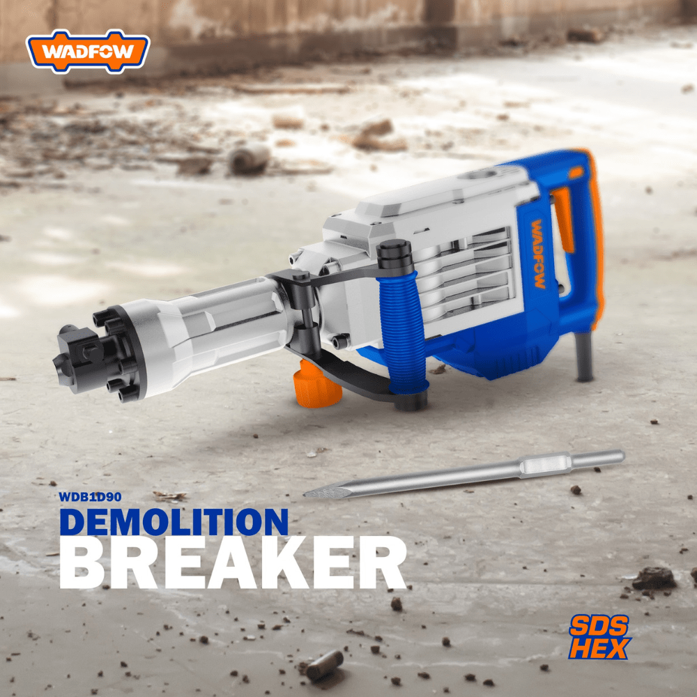 Wadfow Demolition Hammer Wadfow Demolition Breaker SDS-HEX 1700W - WDB1D90