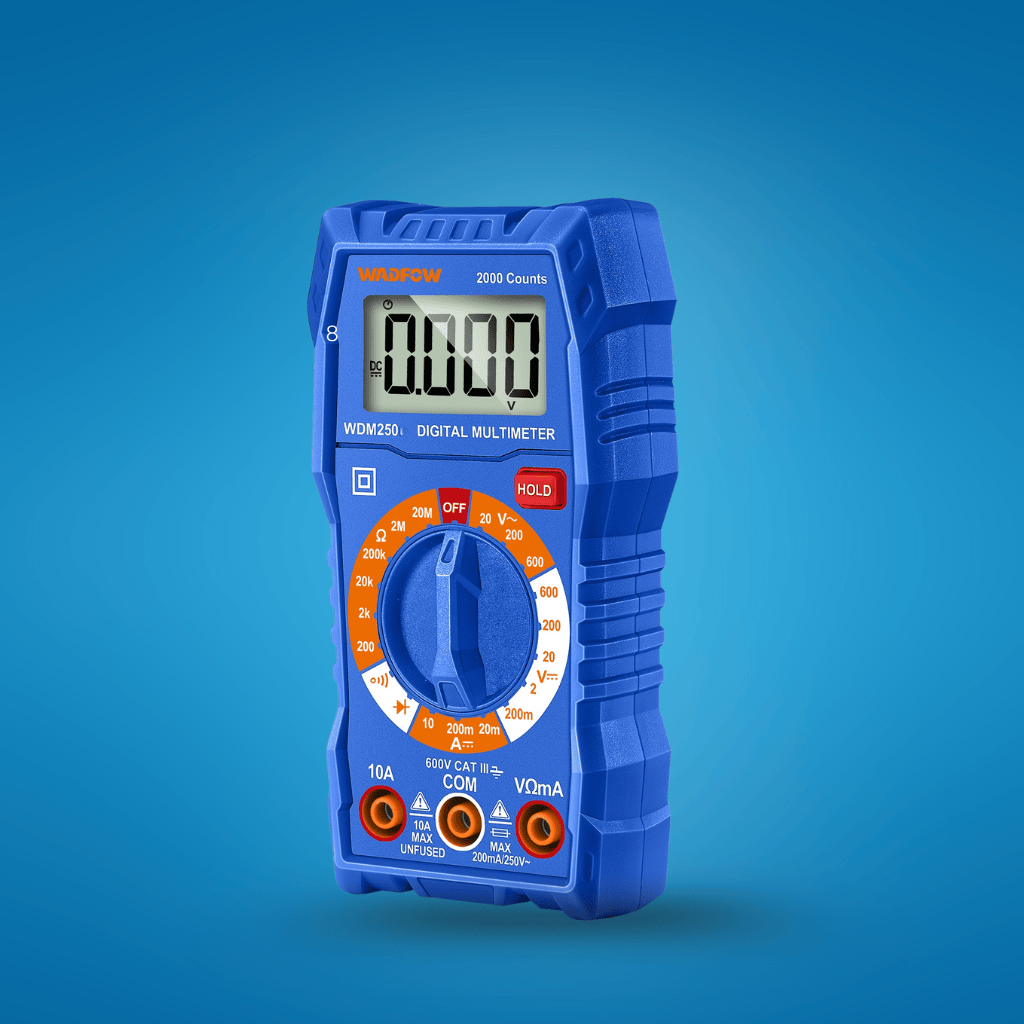 Wadfow Digital Meter Wadfow Digital Multimeter 2000 Counts 600V - WDM2508