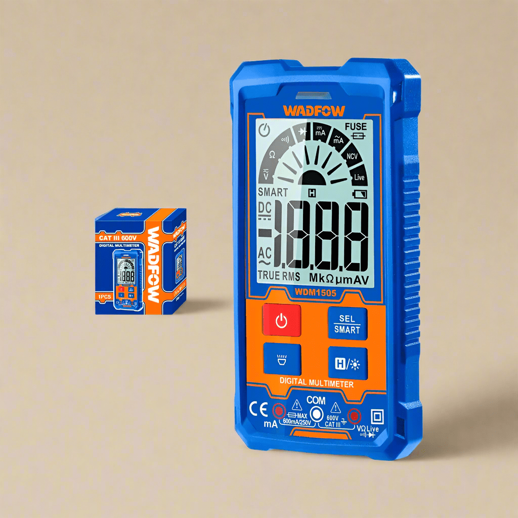 Wadfow Digital Meter Wadfow Digital Multimeter 6000 Counts 600V - WDM1507