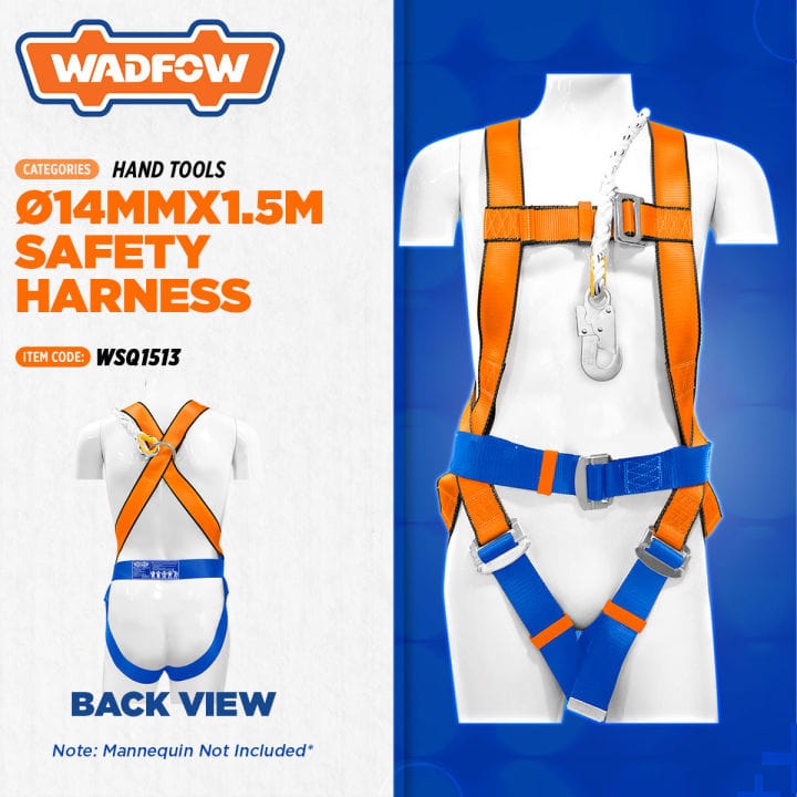 Wadfow Specialty Safety Equipment Wadfow Full Body Safety Harness - WSQ1513