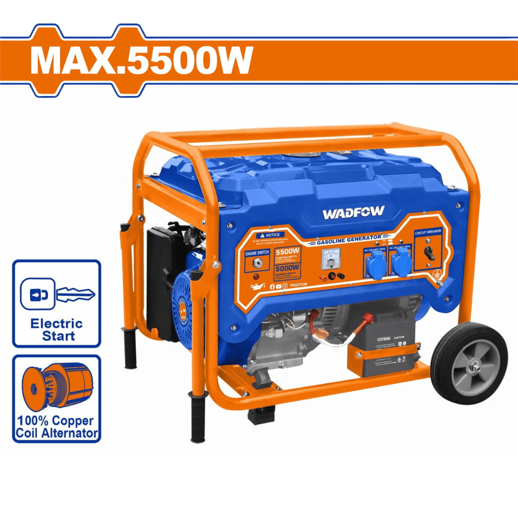 Wadfow Generator Wadfow Gasoline Generator 5500W - WGEAA086