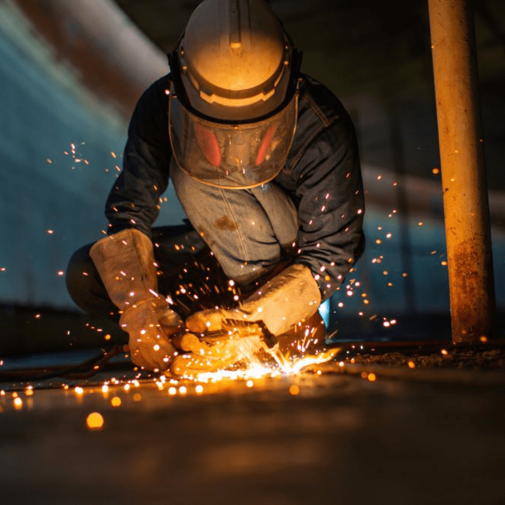 Wadfow Welding Machine & Accessories Wadfow Inverter Flux Cord Arc Welding Machine 130A with 40% Duty Cycle - WWFC1301