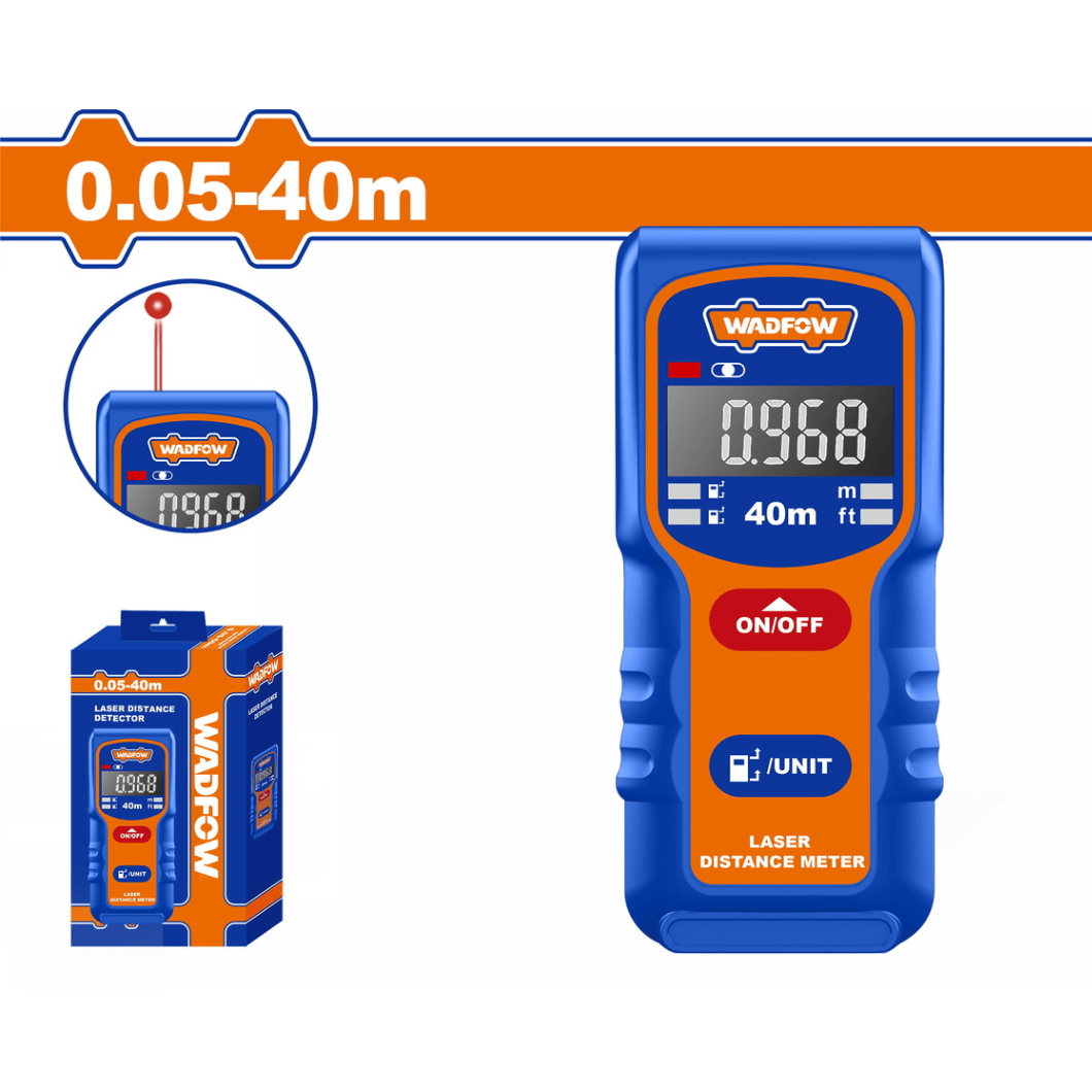 Wadfow Laser Measure Wadfow Laser Distance Detector 60m - WDL1504