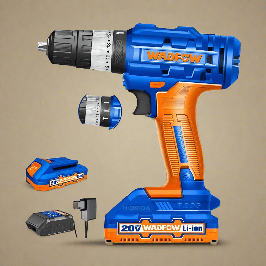 Wadfow Drill Wadfow Lithium-Ion Cordless Hammer Impact Drill 20V - WCDP522