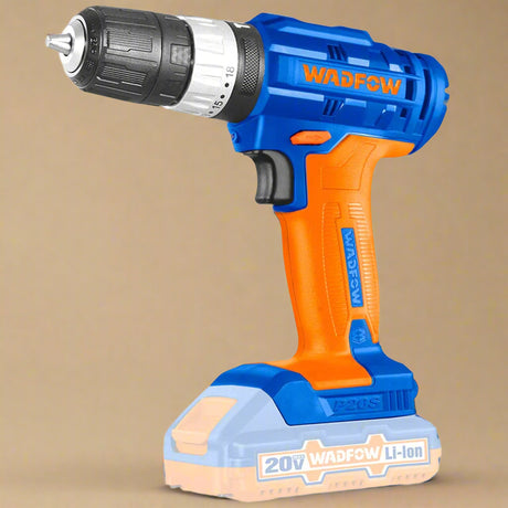 Wadfow Drill Wadfow Lithium-Ion Cordless Impact Drill with 20V 1.5Ah Battery & Charger - WCDP521
