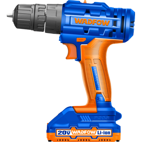 Wadfow Drill Wadfow Lithium-Ion Cordless Impact Drill with 20V 1.5Ah Battery & Charger - WCDP521