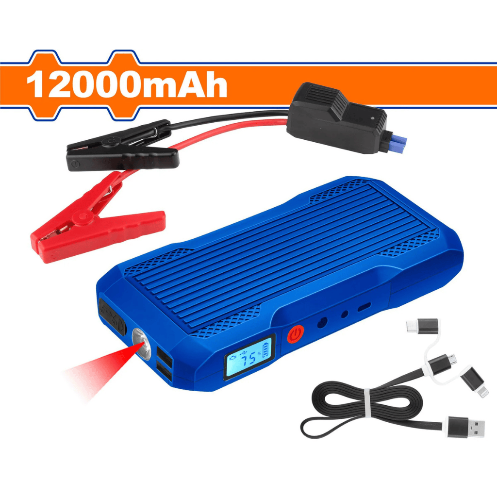Wadfow Automotive Accessories & Maintenance Wadfow Lithium-Ion Jump Starter 12000mAh - WLY1512