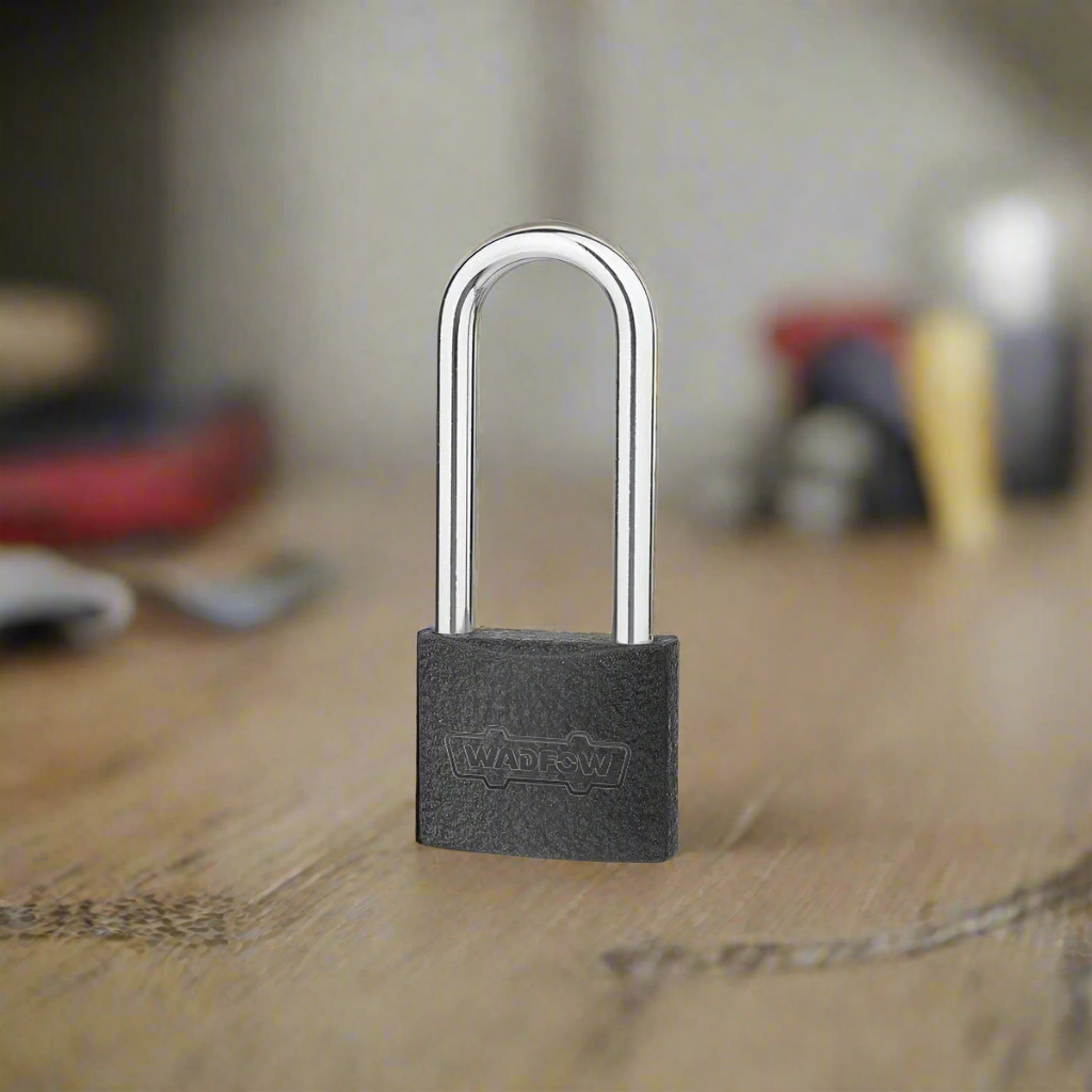 Wadfow Padlocks & Accessories Wadfow Long Shackle Iron Padlock - 50mm & 75mm