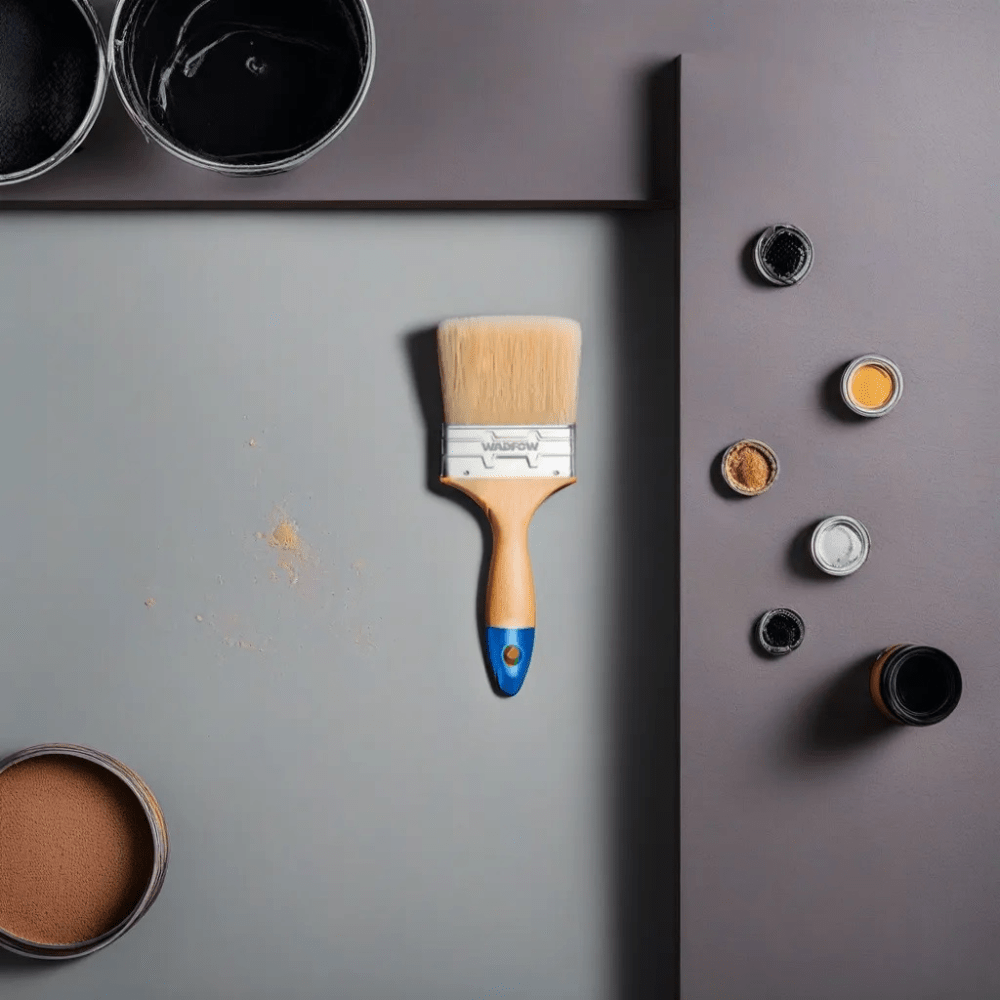 Wadfow Paint Tools & Equipment Wadfow Paint Brush for Oil Based Paint with Wooden Handle