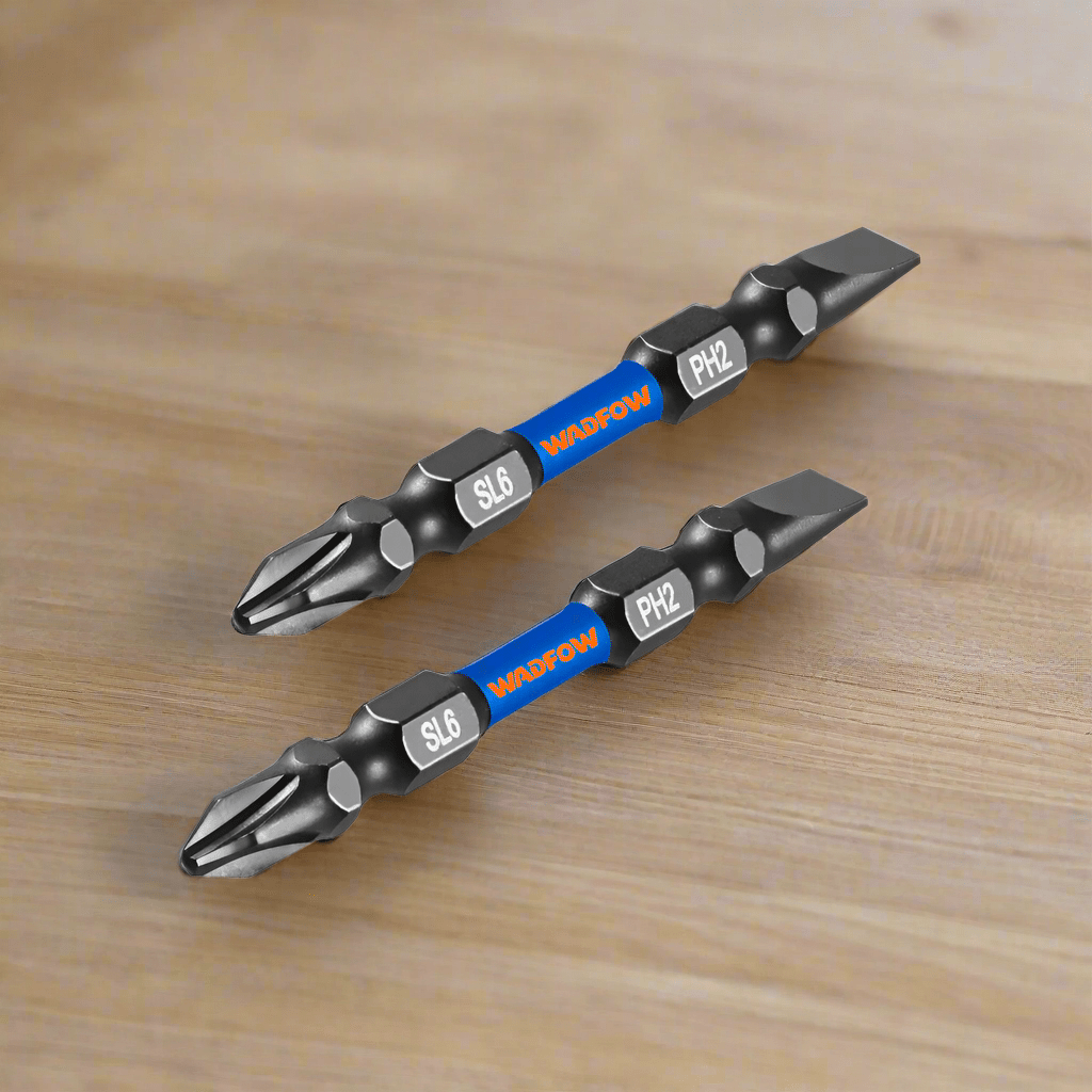 Wadfow Screwdriver Bits Wadfow PH2+SL6.0*1.0 65mm Impact Screwdriver Bit Set - WSV3K63