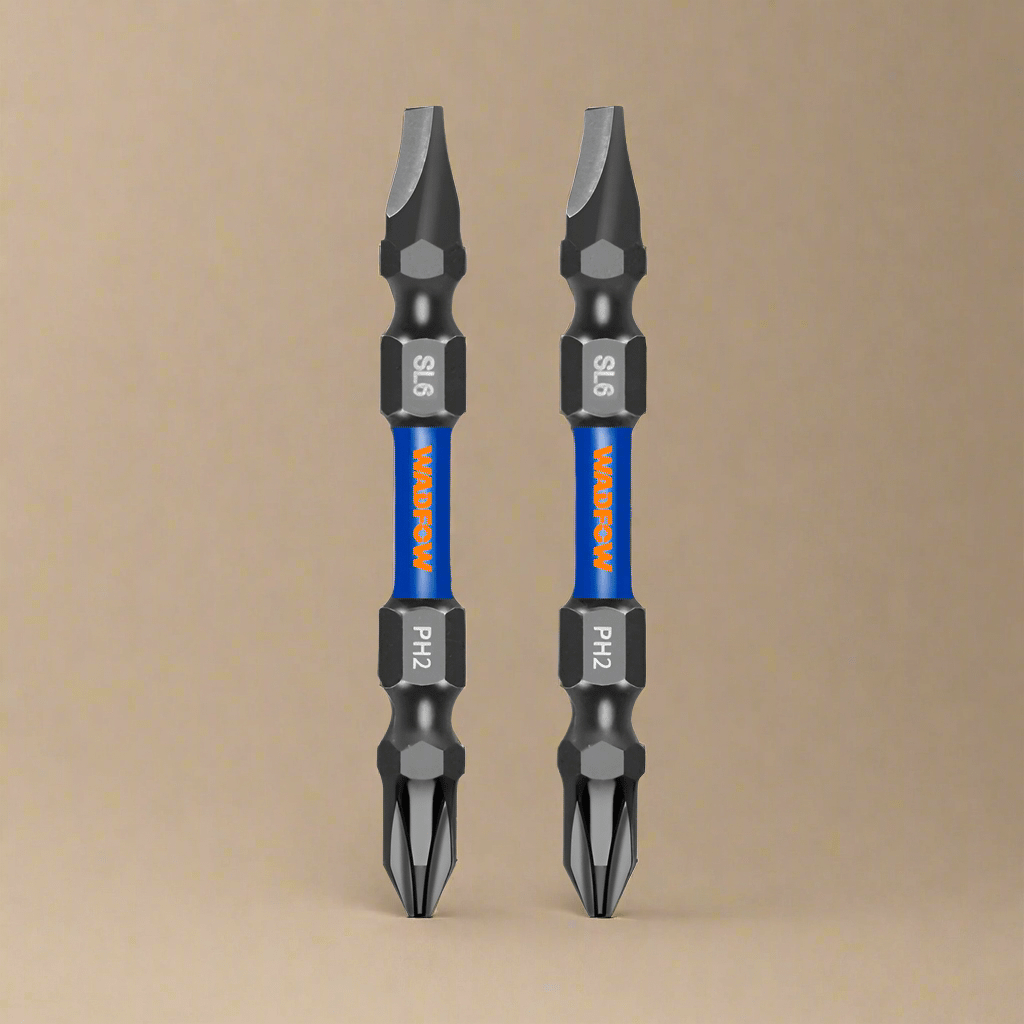 Wadfow Screwdriver Bits Wadfow PH2+SL6.0*1.0 65mm Impact Screwdriver Bit Set - WSV3K63