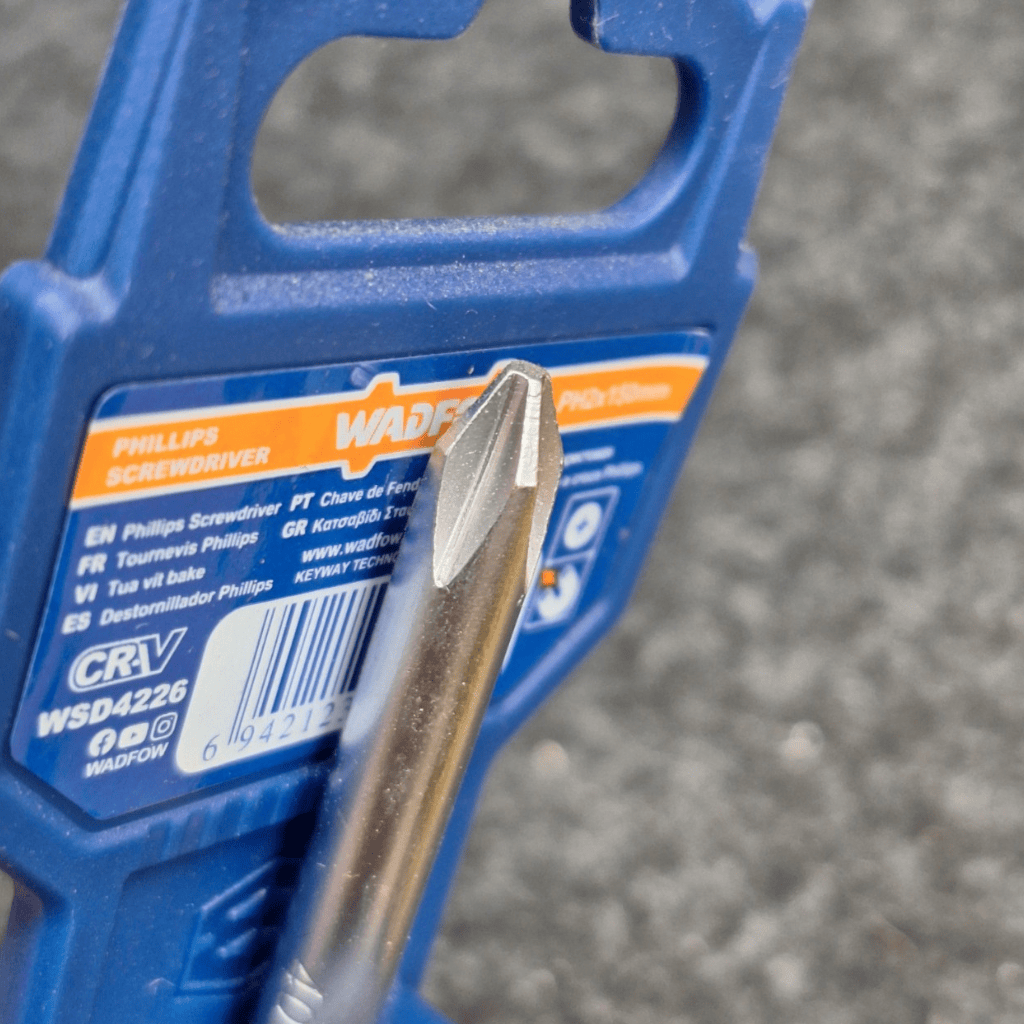 Wadfow Screwdrivers Wadfow Phillips Screwdriver PH2 Tip 150mm - WSD4226