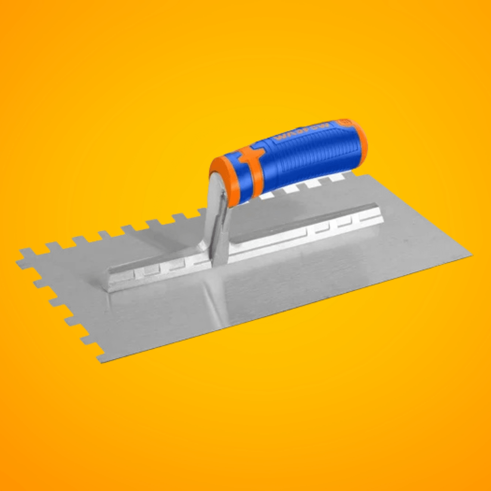 Wadfow Specialty Hand Tools Wadfow Plastering Trowel With Teeth 230x100mm - WPE4923