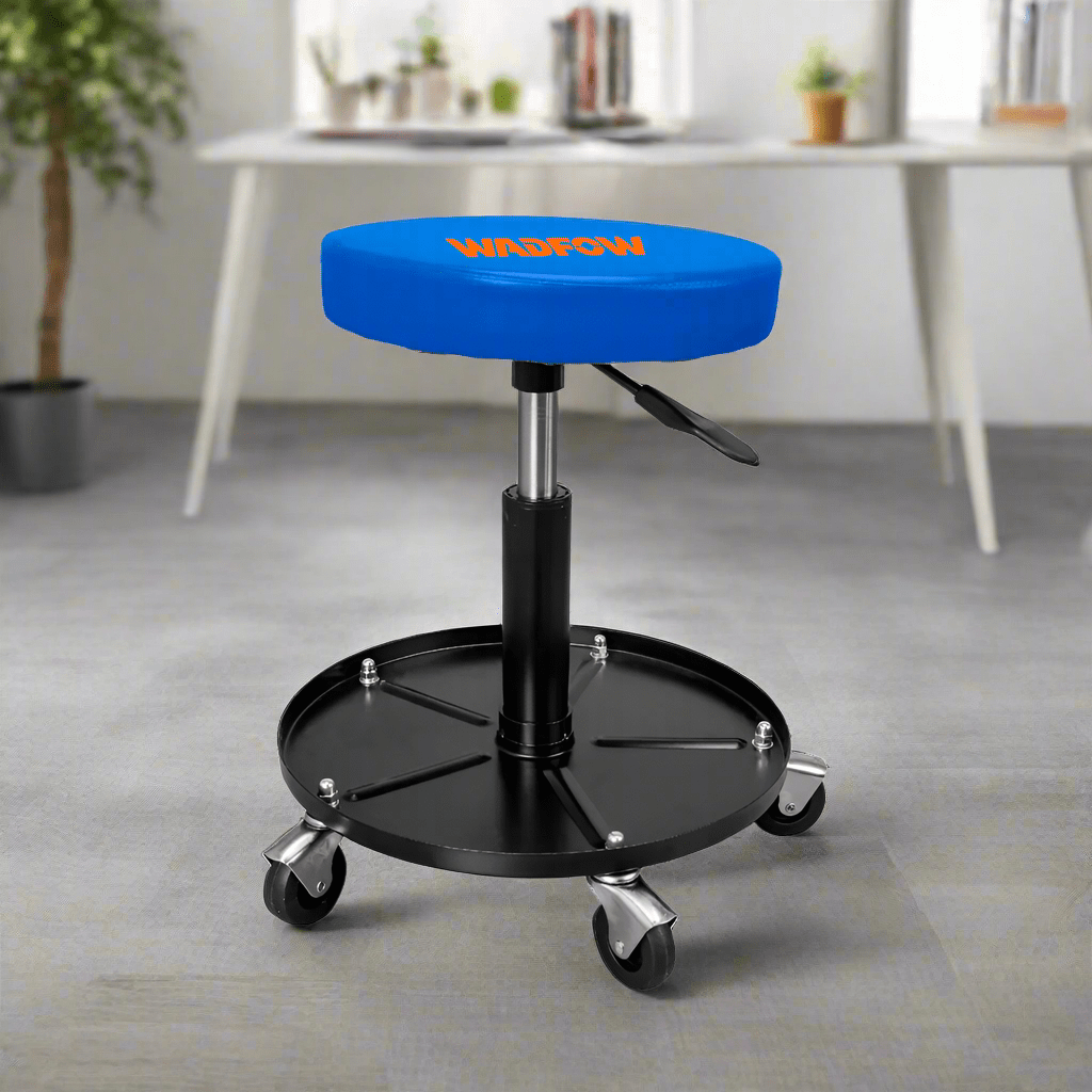Wadfow Automotive Tools Wadfow Pneumatic Lifting Creeper Seat With Four 360-Degree Swivel Casters - WNC1521