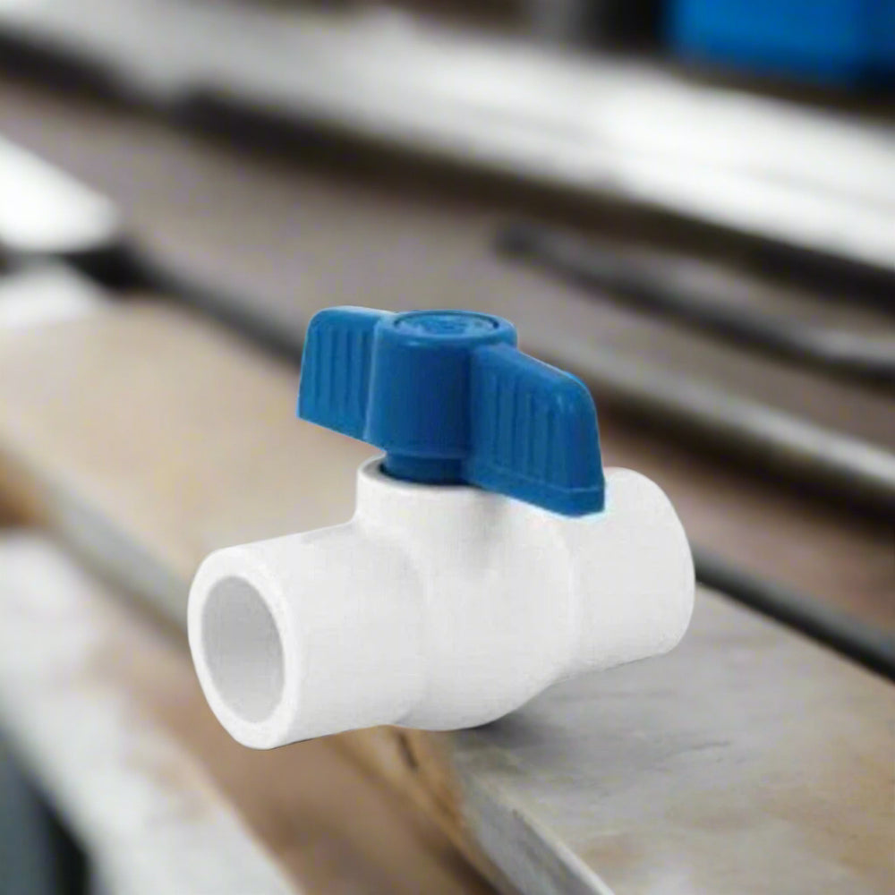 Wadfow Plumbing Parts & Fittings Wadfow PVC Ball Valve ½", ¾" & 1" - WVV1822, WVV1824 & WVV1821