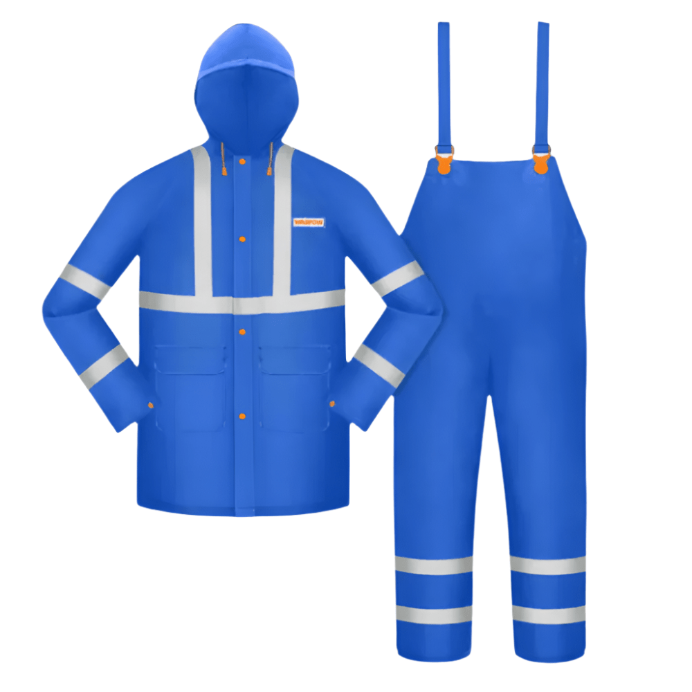 Wadfow Safety Clothing Wadfow Rain Suit With Reflective Strip - WRC500L & WRC50XL