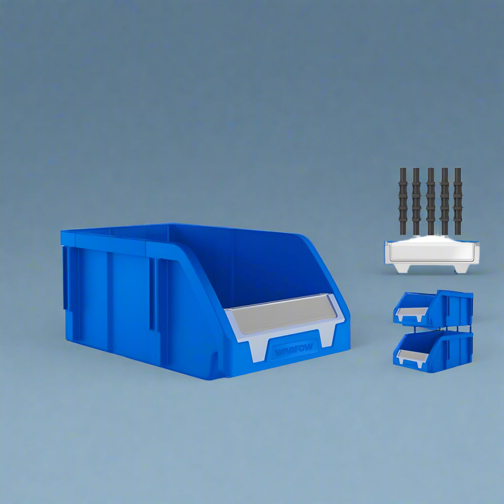 Wadfow Tool Boxes Bags & Belts Wadfow Single Modular Storage Bin - WTB0303
