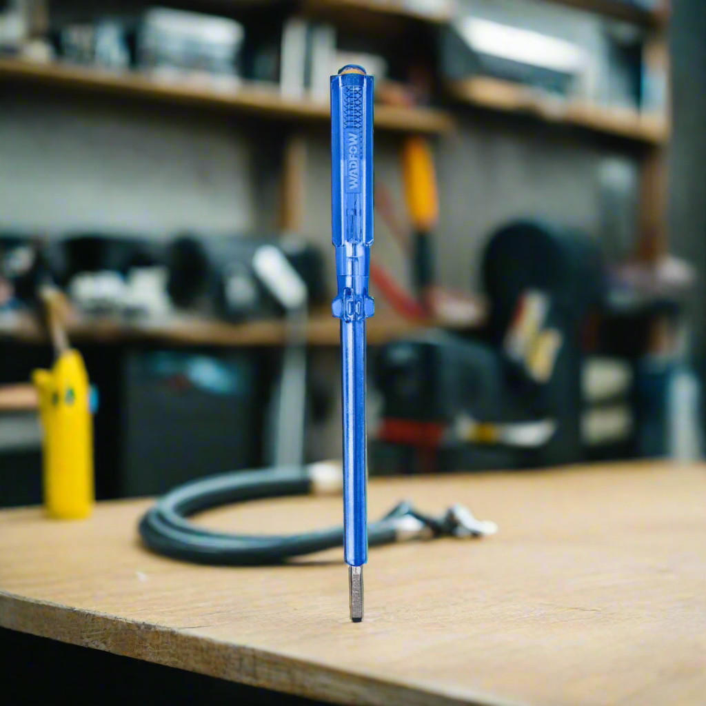 Wadfow Screwdrivers Wadfow Slotted Voltage Test Pencil 4x190mm - WTP1903