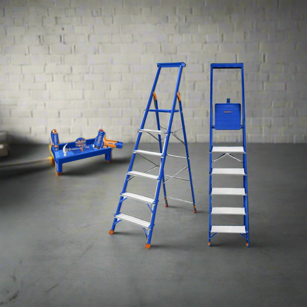 Wadfow Ladder Wadfow Steel & Aluminium Household Ladder - WLD1H04, WLD1H06 & WLD1H08