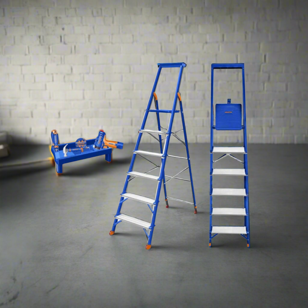 Wadfow Ladder Wadfow Steel & Aluminium Household Ladder - WLD1H04, WLD1H06 & WLD1H08