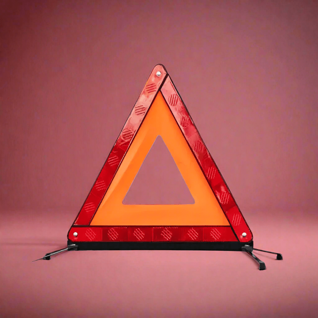 Wadfow Safety Barriers Wadfow Triangle Warning Reflector 43CM - WYJ3A43